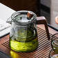 Glass Teapot Green Tea Set High Temperature Resistant Thickening