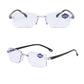 Diamond Cut Dual Light Blue Light Blocking Reading Glasses