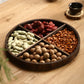 Creative Household Wooden Simple Coffee Table Grid Dry Fruit Tray