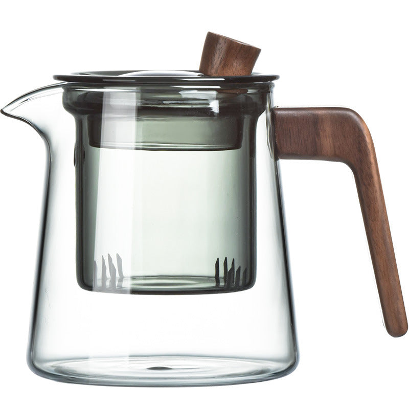 Glass Teapot Green Tea Set High Temperature Resistant Thickening