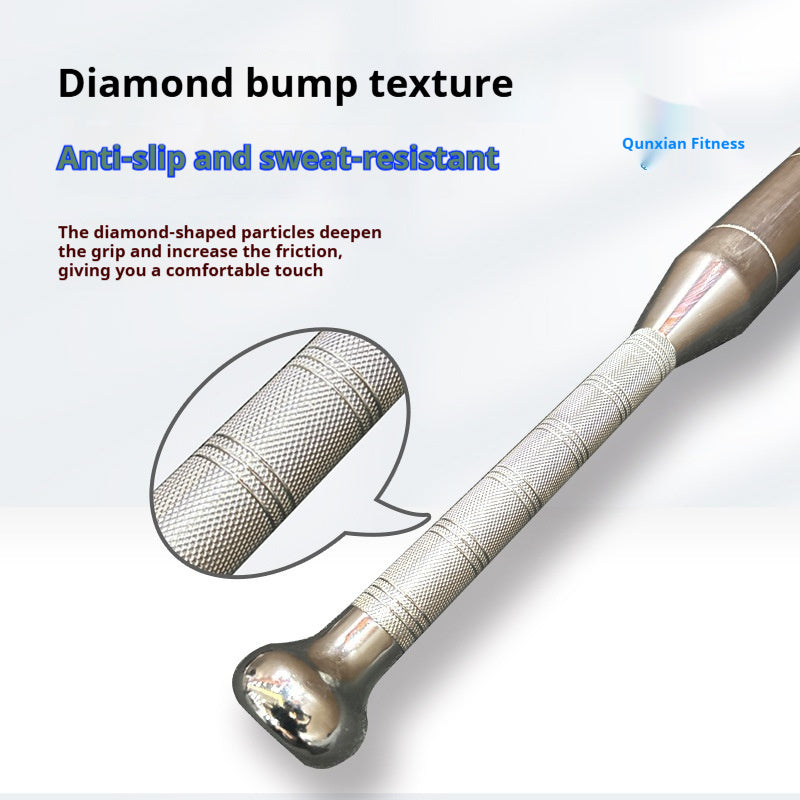 Rod Pure Steel Adjustable Solid Bar Bell